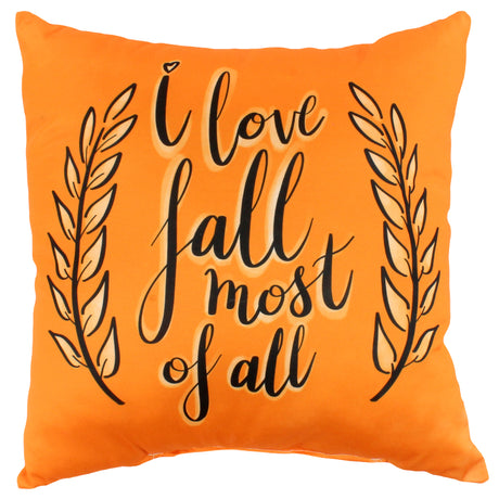 I Love Fall Reversible Pillow
