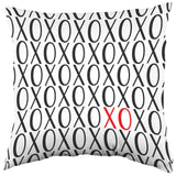 XO Pattern Decorative Pillow, 2 Sizes, Made in the USA