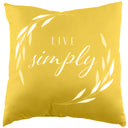 Live Simply Reversible Pillow
