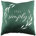 Live Simply Reversible Pillow