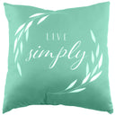 Live Simply Reversible Pillow