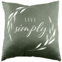 Live Simply Reversible Pillow