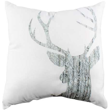 Deer Silhouette Double Sided Pillow
