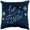 Let It Snow Reversible Pillow - More Colors Available