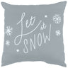 Let It Snow Reversible Pillow - More Colors Available