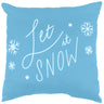 Let It Snow Reversible Pillow - More Colors Available
