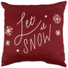 Let It Snow Reversible Pillow - More Colors Available