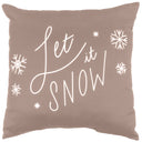 Let It Snow Reversible Pillow