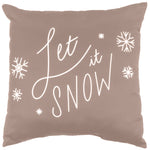 Let It Snow Reversible Pillow - More Colors Available