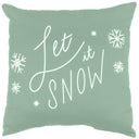Let It Snow Reversible Pillow