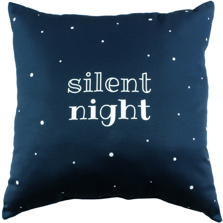 Silent Night Reversible Pillow