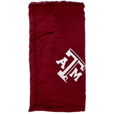 Texas A&M Silky and Super Soft Plush Baby Blanket, 28" x 28"