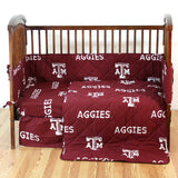 Texas A&M Aggies 5 piece Baby Crib Set