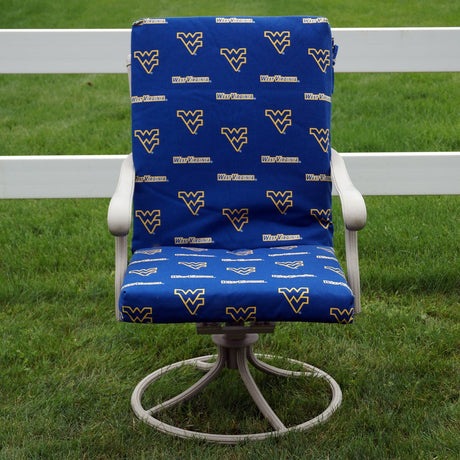 West Virginia Mountaineers Two Piece Chair Cushion