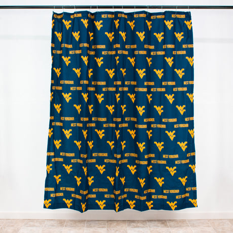 West Virginia Mountaineers Shower Curtain Cover