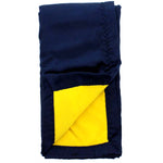 West Virginia Mountaineers Silky and Super Soft Plush Baby Blanket, 28" x 28"