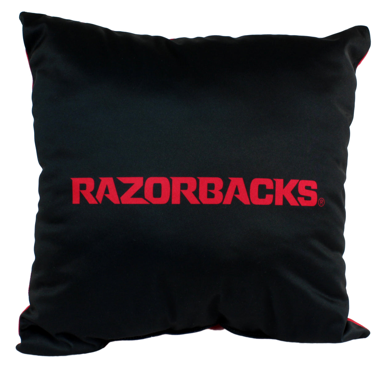 Arkansas Razorbacks 2 Sided Decorative Pillow, 16" x 16", Made in the USA