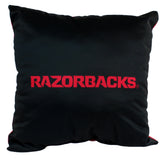 Arkansas Razorbacks 2 Sided Decorative Pillow, 16" x 16", Made in the USA