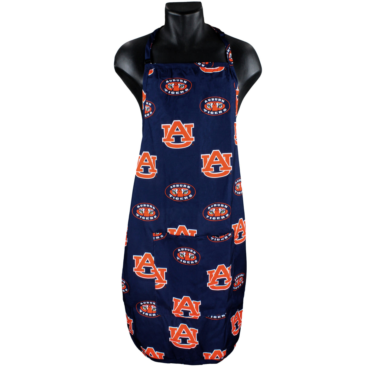 Auburn Tigers Grilling Tailgating Apron with 9" Pocket, Adjustable
