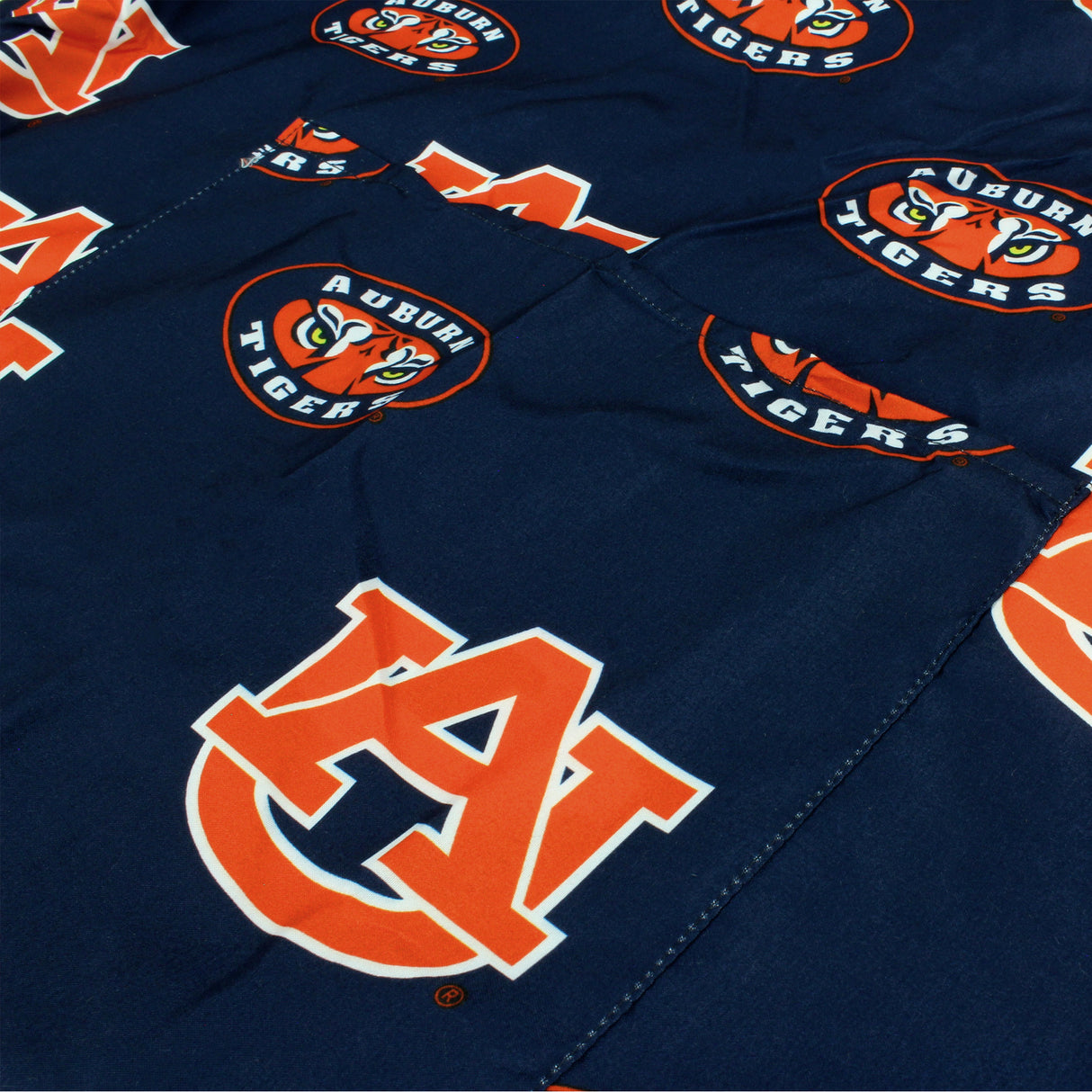 Auburn Tigers Grilling Tailgating Apron with 9" Pocket, Adjustable
