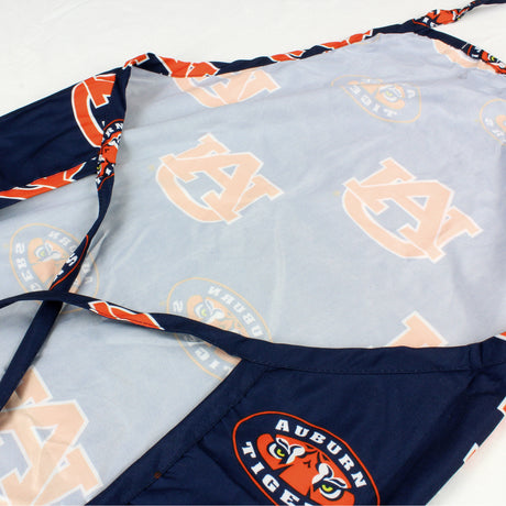Auburn Tigers Grilling Tailgating Apron with 9" Pocket, Adjustable
