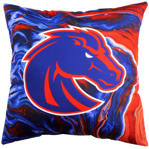Boise State Broncos 2 Sided Color Swept Decorative Pillow, 16" x 16"