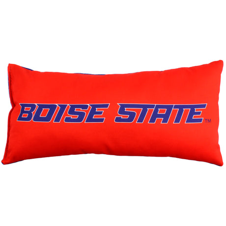 Boise State Broncos 2 Sided Bolster Travel Pillow, 16" x 6", Made in the USA