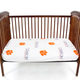 Clemson Tigers Baby Crib Fitted Sheets