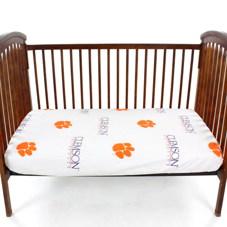 Clemson Tigers Baby Crib Fitted Sheets