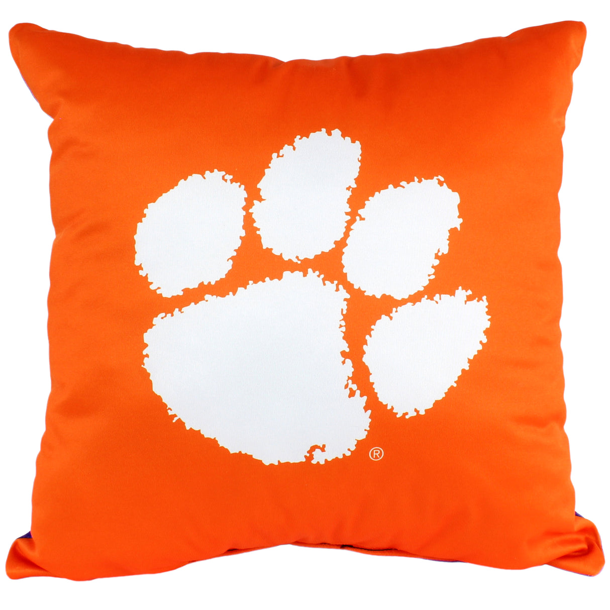 Clemson Tigers 2 Sided Decorative Pillow, 16" x 16", Made in the USA