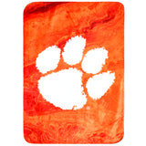 Clemson Tigers Sublimated Soft Throw Blanket