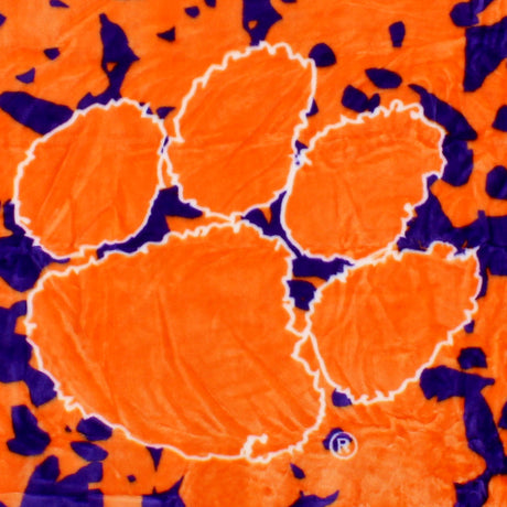 Clemson Tigers Huge Soft Plush Throw Blanket, 86" x 63"