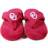 Oklahoma Sooners Comfy Feet Flip Flop Slippers