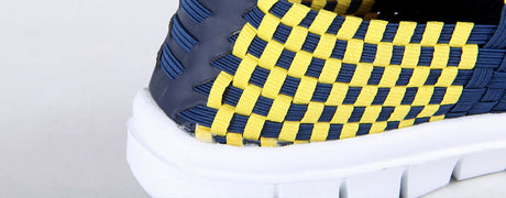 Michigan Wolverines Woven Colors Comfy Slip On Shoes