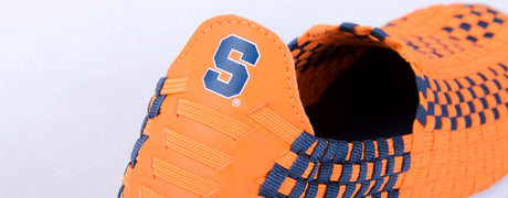 Syracuse Orange Woven Colors Comfy Slip On Shoes