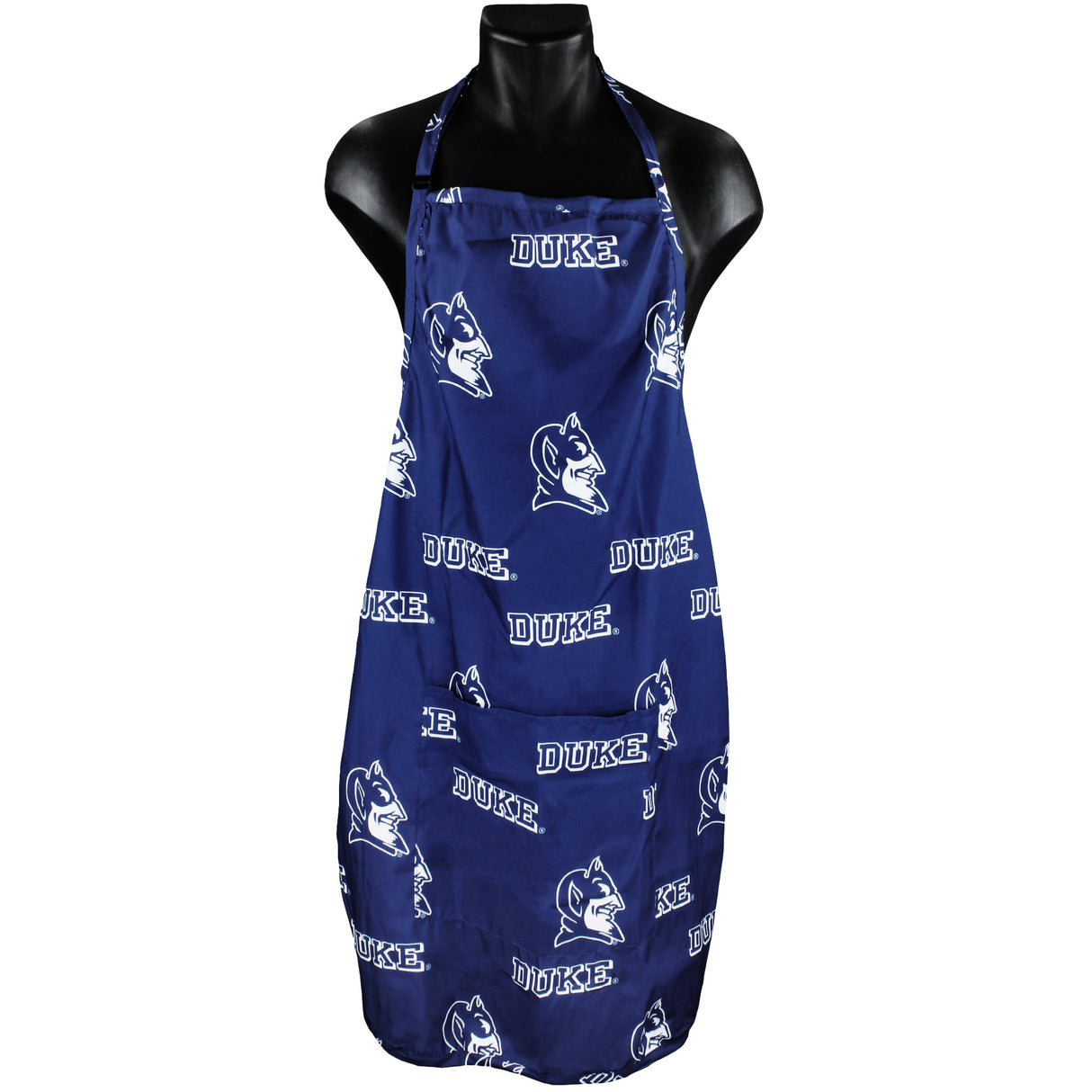 Duke Blue Devils Grilling Tailgating Apron with 9" Pocket, Adjustable