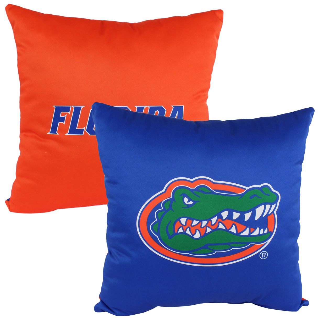 Florida Gators 2 Sided Decorative Pillow, 16" x 16", Made in the USA
