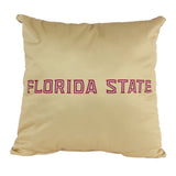 Florida State Seminoles 2 Sided Decorative Pillow, 16" x 16", Made in the USA
