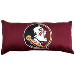 Florida State Seminoles 2 Sided Bolster Travel Pillow, 16" x 8", Made in the USA