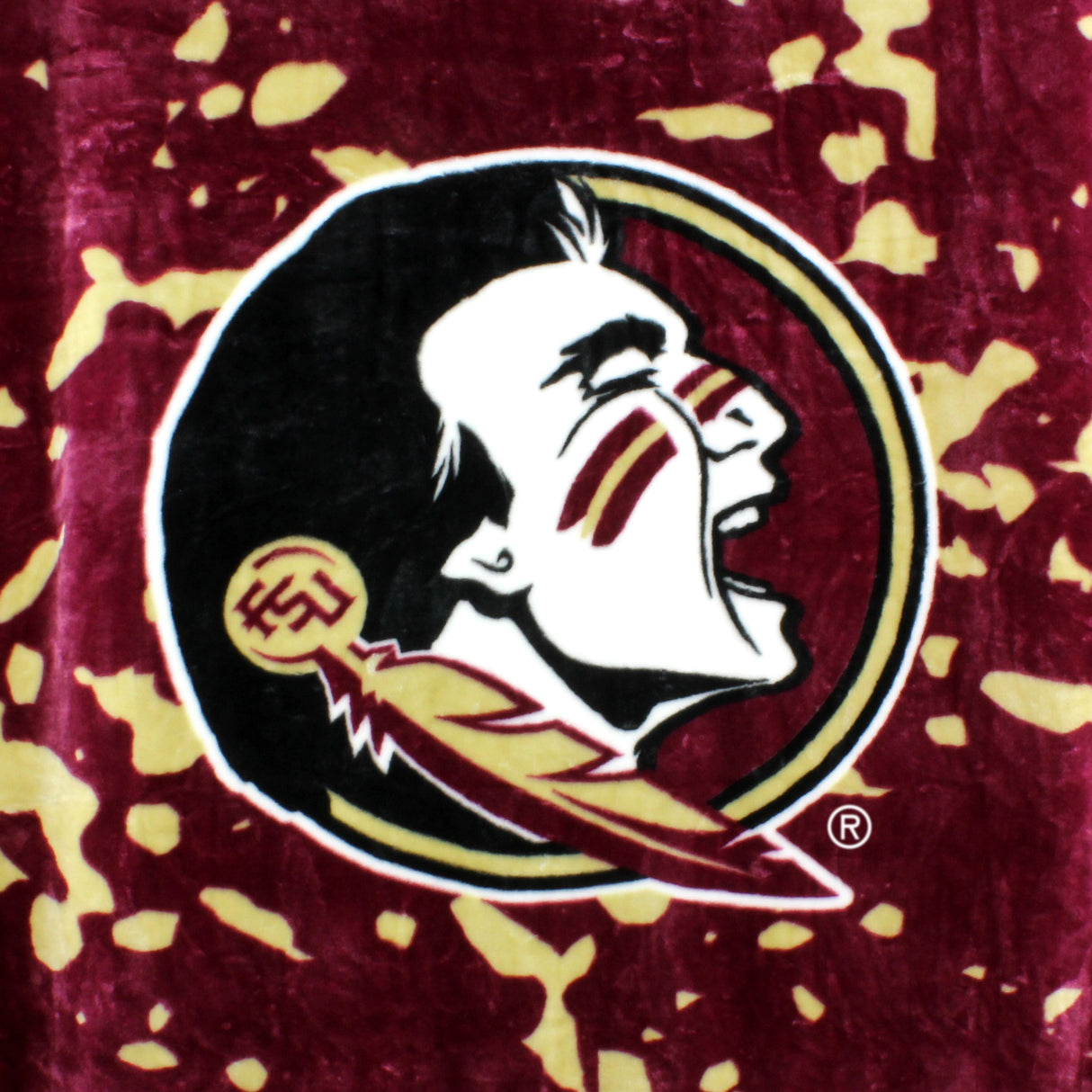 Florida State Seminoles Plush Throw Blanket, Bedspread, 86" x 63"