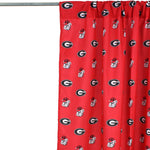 Georgia Bulldogs Curtain Panels - 63" or 84"