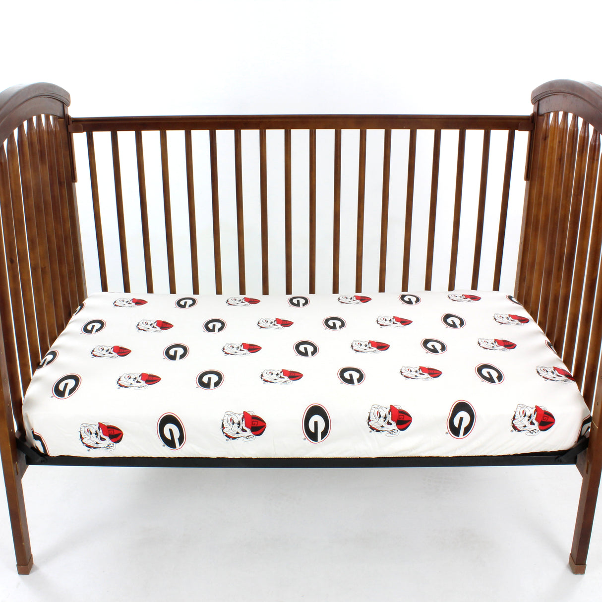 Georgia Bulldogs Bulldogs Baby Crib Fitted Sheet
