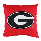 Georgia Bulldogs 2 Sided Decorative Pillow, 16" x 16", Made in the USA