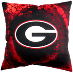 Georgia Bulldogs 2 Sided Color Swept Decorative Pillow, 16" x 16"