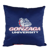 Gonzaga Bulldogs 2 Sided Decorative Pillow, 16" x 16", Made in the USA