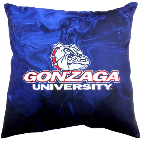 Gonzaga Bulldogs 2 Sided Color Swept Decorative Pillow, 16" x 16"