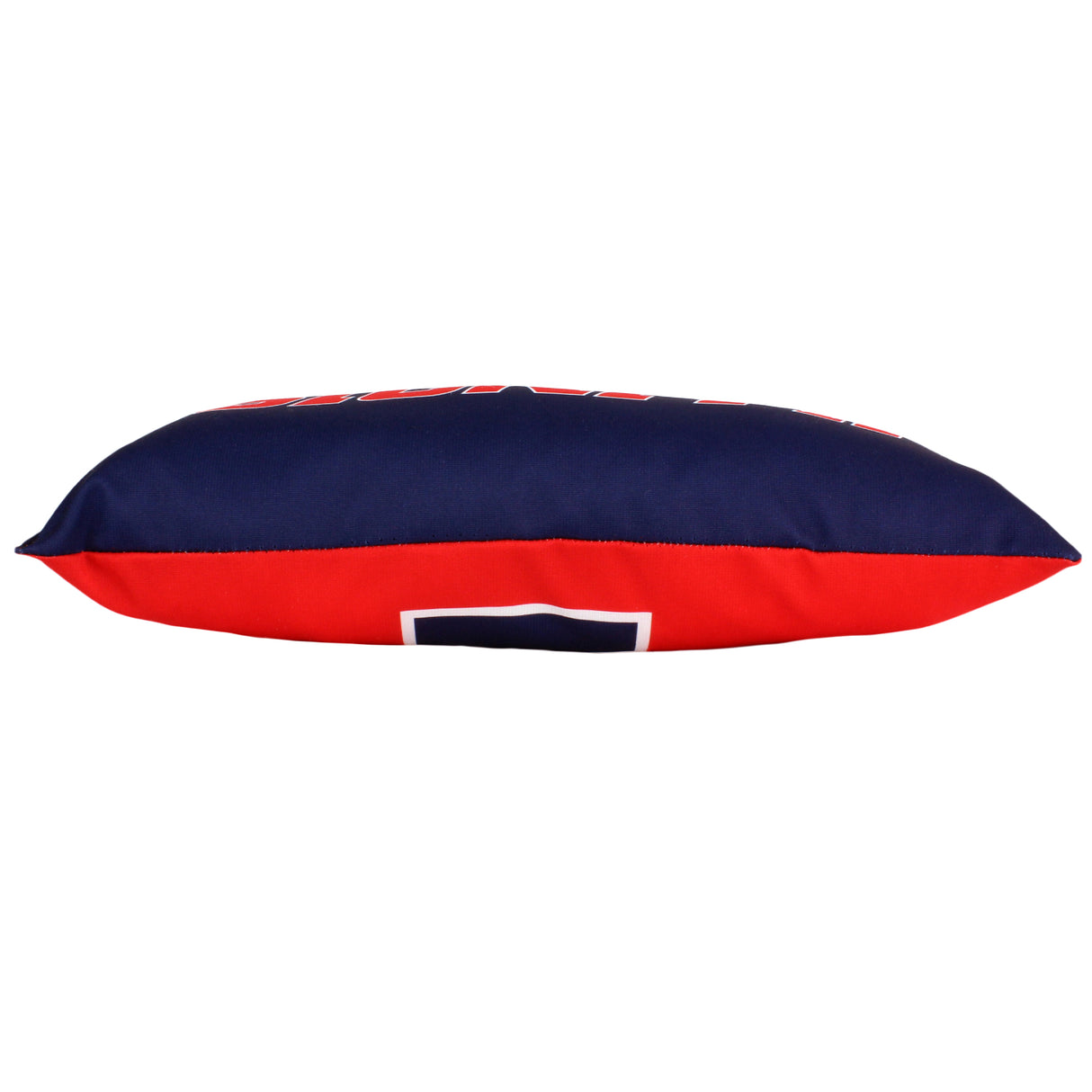 Illinois Fighting Illini 2 Sided Bolster Travel Pillow, 16" x 6", Made in the USA