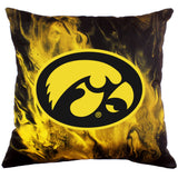 Iowa Hawkeyes 2 Sided Color Swept Decorative Pillow, 16" x 16"