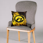 Iowa Hawkeyes 2 Sided Color Swept Decorative Pillow, 16" x 16"