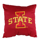 Iowa State Cyclones 2 Sided Decorative Pillow, 16" x 16", Made in the USA